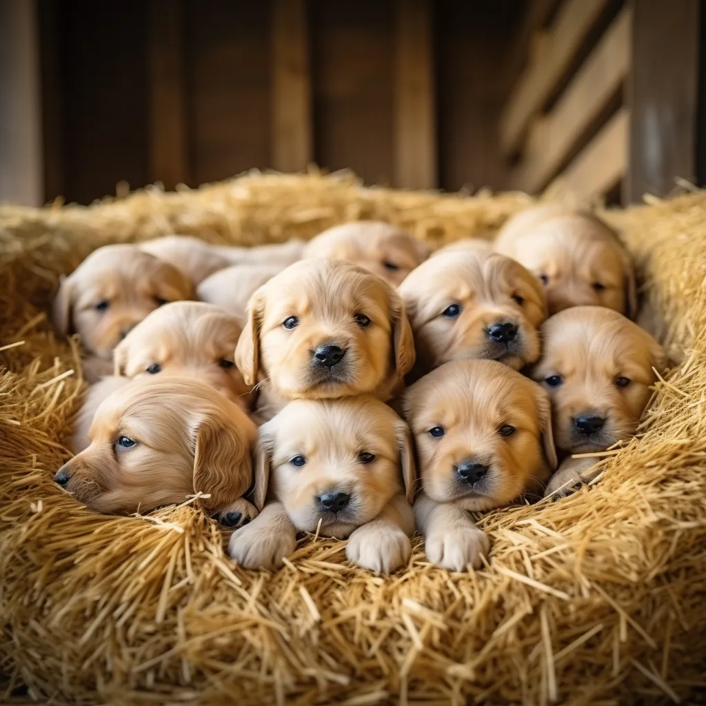 how many litters can a golden retriever have