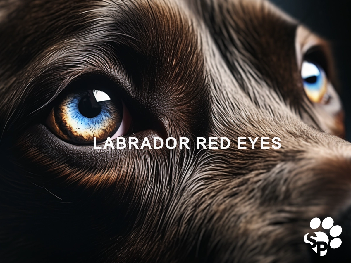 labrador red eyes