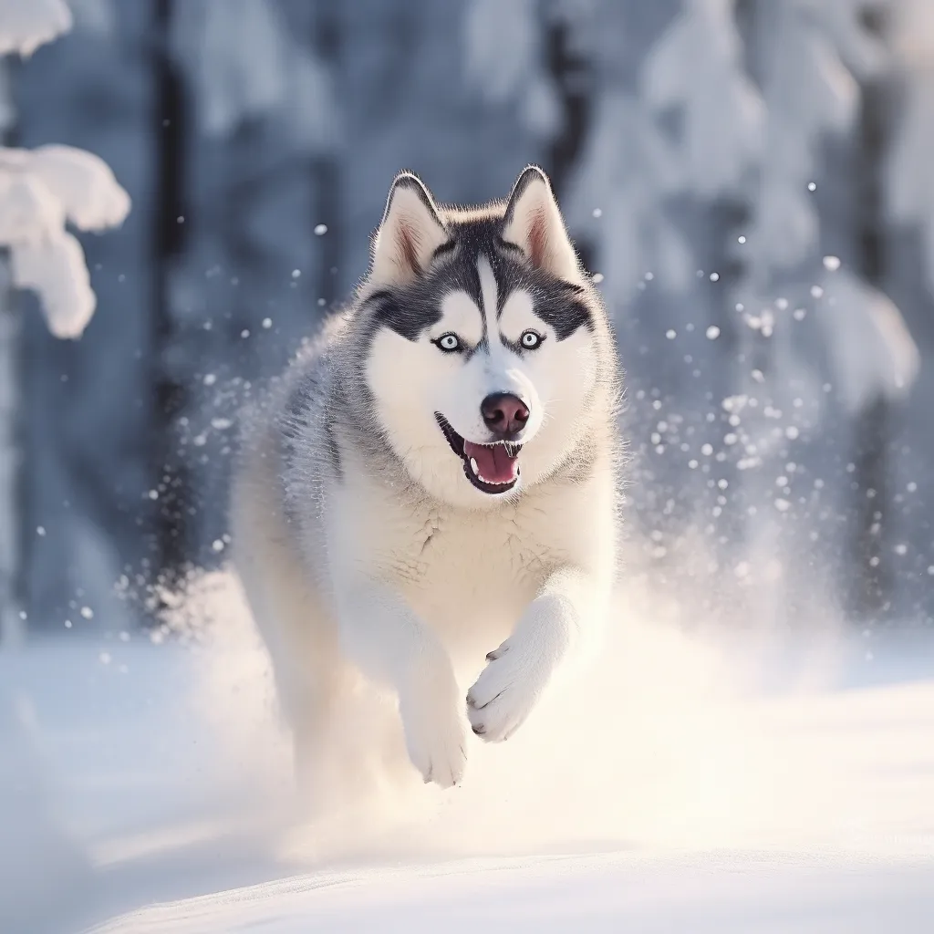 how fast can a siberian husky run