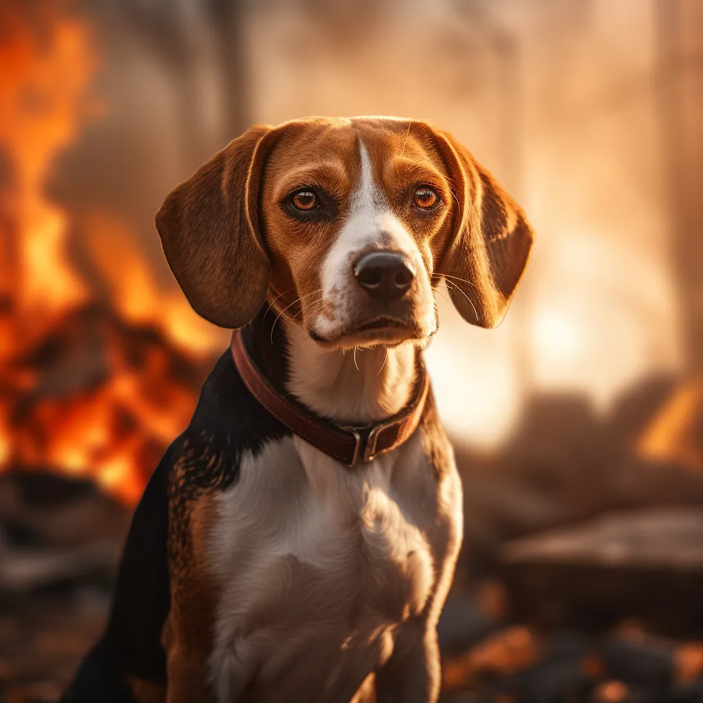 how long does a beagle stay in heat