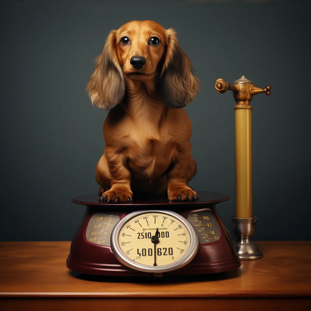 how much does a dachshund weigh