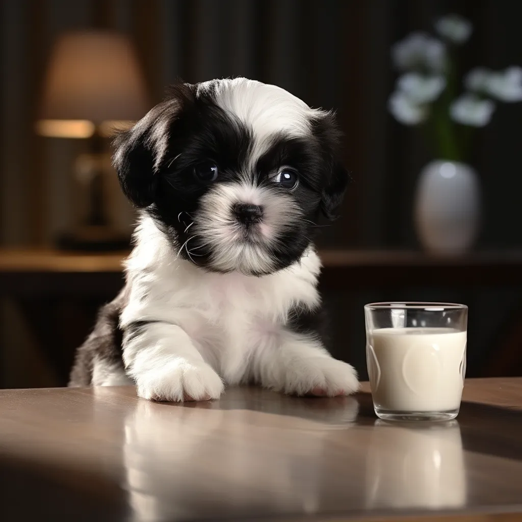milk for shih tzu puppy